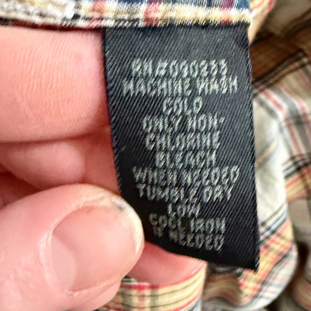 Bullhead Western-Style Pearl Snap Plaid Shirt Size XXL. - Picture 7 of 7